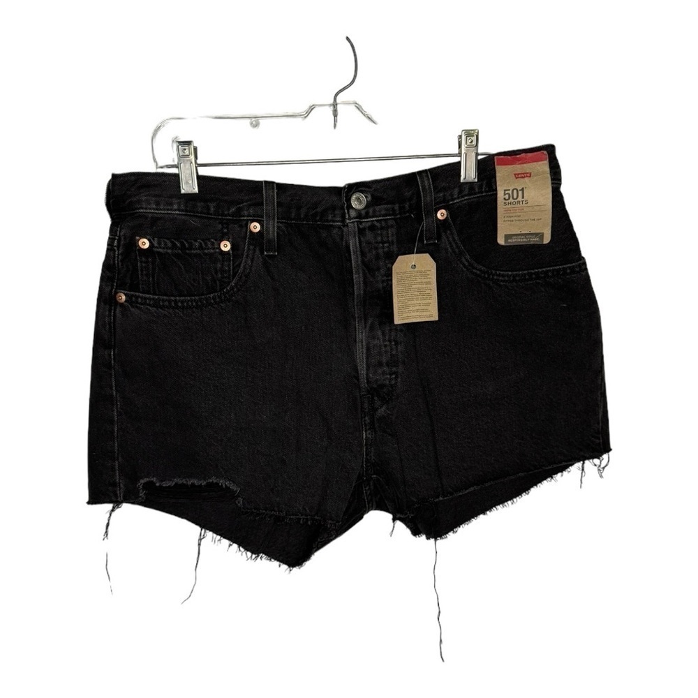 Levi's 501 Original Jean Shorts In Lunar Black Size 32 Style CW 3422